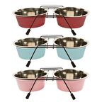 Duvo+ Twin Feeder Mama Ve Su Kabı 2xØ11cm