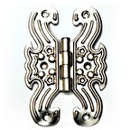 Dekoratif, Sac Kelebek Menteşe - Büyük, Nikel, 1 Adet