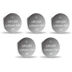 Yuma Cr1225 Süper Lityum 3v 5 li Kart Düğme Pil