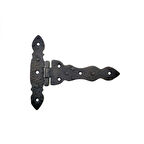 Antika Tarz Dekoratif Pirinç Kuyruklu Düğmeli Menteşe No2 - 138x167 Mm, Oksit