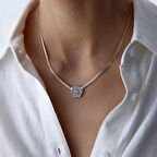 Snake Hekzagonal Baget Kolye