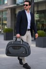 SR-08 UNISEX HAVLU KUMAŞ HOSTES VALİZ SEYAHAT TATİL SPOR HASTANE ÇOK GÖZLÜ EL VE OMUZ LACİVERT