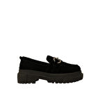 Hobby 26114S Hakiki Süet Deri Kadın Loafer Ayakkabı