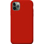 Fitcase iPhone 11 Kılıf Nano Lansman Silikon Arka Kapak Kırmızı