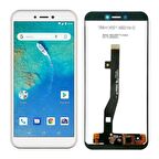General Mobile Gm8 Go Lcd Ekran Dokunmatik Çıtasız - Beyaz