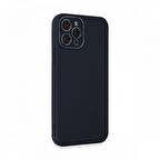 FitCase iPhone 12 Pro Max Glass Kamera Korumalı Lansman Silikon Kapak