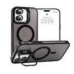 iPhone 11 Kılıf Armor Seri Magsafe Uyumlu Stand Özellikli Kamera Lensli Kapak