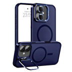 iPhone 17 Kılıf Armor Seri Magsafe Uyumlu Stand Özellikli Kamera Lensli Kapak