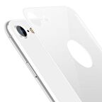 Bufalo iPhone 7/8 Kavisli 4D ARKA GÖVDE Cam Ekran Koruyucu Beyaz