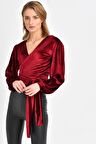 KADİFE ANVELOP BLUZ 