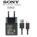 Sony Xa1,Xa2,Xz Uch12 Hızlı Şarj Cihaz Aleti Type C Kablo