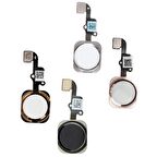 İphone 6s Uyumlu Home Tuşu Orta Tuş Filmi Flexi - Gold