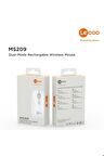 Lenovo Ws209 Dual Mod Bluetooth Ve Kablosuz Şarj Edilebilir Optik Mouse Siyah