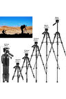 Profesyonel NP-8850 Kamera ve Telefon Standlı 175cm Ayarlanabilir Tripod - Yüksek Stabilite ve Çok Yönlü Kullanım ile Kusursuz Çekimler