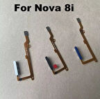 Huawei Nova 8i G Honor X20 için 5G 2021 parmak izi sensörü güç düğmesi Flex kablo dokunmatik kimlik sensörü ev düğmeleri parçaları