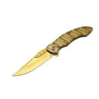 Metal Snake Çakı Gold Marka:Alaska Ürün Kodu: S-2074A GLD 21 CM