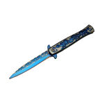 Metal Güllü Çakı Blue Marka:Sibirya Ürün Kodu: HC012 BL 22,5 CM