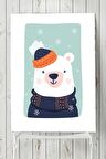 Kutup Ayısı Kış Çocuk Odası Poster 