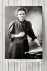 Marie Curie Bilimsel Poster 