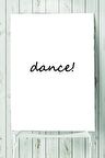 Dance Motivasyon Poster 