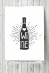 Wine Şarap Mutfak Poster