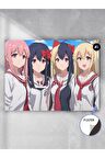 Anime Kız Grubu Manga Anime Poster - Afiş - Dekoratif Duvar Posteri