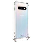 Hippi Galaxy S10 Uyumlu Şeffaf Askılı Kılıf
