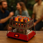 MDB Kare Krom Elektrikli Nargile Köz Ocağı