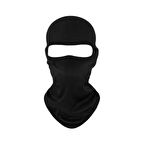 Motobir Düz Siyah Balaklava