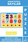 Premium Eğlenceli Eğitici Görsel Algı Problem Çözme Becerisi Çocuk Puzzle SAYILAR
