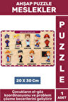 Premium Eğlenceli Eğitici Görsel Algı Problem Çözme Becerisi Çocuk Puzzle MESLEKLER