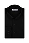 Süvari Slim Fit Siyah Erkek Gömlek