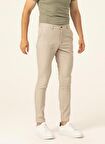 Süvari Normal Bel Normal Paça Regular Fit Bej Erkek Pantolon PN2020500490