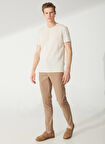 Süvari Normal Bel Normal Paça Slim Fit Bej Erkek Pantolon Pn2020500527