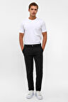 Siyah Slim Desenli Pantolon