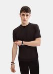 Back and Bond Koyu Kahve Erkek Regular Fit Triko T-shirt B35S40029