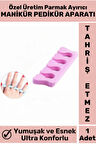 Özel Üretim Ultra Esnek Yumuşak Konforlu Cildi Tahriş Etmeyen Parmak Ayırıcı Manikür Pedikür Aparatı