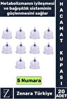 Yüksek Kaliteli Metabolizma Etkili Vakumlu Hacamat Kupası 5 NUMARA 20 ADET