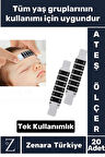 Kompakt Tüm Yaşlar İçin Şerit Bükülebilir Hafif Tek Kullanımlık Çocuk Bebek Yaşlı Ateş Ölçer 20 Adet
