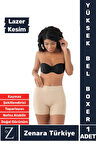 Gündelik İz İç Göstermez Kaymaz Vücut Sıkılaştıran Şekillendiren Toparlayan LAZER KESİM Boxer Korse