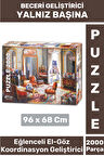 Premium Eğlenceli El Göz Koordinasyon Hafıza Beceri Geliştirici 2000 Parça PUZZLE YALNIZ BAŞINA