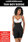 İz Göstermez Kaymaz Sıkılaştırıcı Toparlayıcı Vücut Şekillendirici LAZER KESİM Tam Boy Askılı Korse