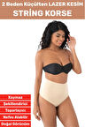 İz İç Göstermez Kaymaz Sıkılaştırıcı Toparlayıcı Vücut Şekillendirici LAZER KESİM String Korse