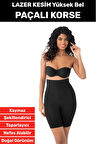 İz İç Göstermez Kaymaz Sıkılaştırıcı Vücut Şekillendirici LAZER KESİM Yüksek Bel Paçalı Korse