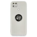 Samsung Galaxy A11 Kılıf Gros Yüzüklü Şeffaf Silikon