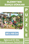 El Göz Koordinasyon Beceri Görsel Algı Geliştirici Çocuk 1000 Parça PUZZLE GLENNY'NİN BAHÇE DÜKKANI