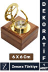 Özel Model Erkek Arkadaş Sevgili Özel Gün Koleksiyon Hediye Ev Denizci PİRİNÇ Şık Ahşap Kutu PUSULA