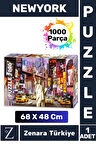 Premium Eğlenceli Eğitici Görsel Algı Problem Çözme Becerisi PUZZLE 1000 Parça NEWYORK