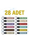 Matematik Olimpiyatı Katılımcılarına Özel, 28'li Set, İsme Özel Hatıra Anahtarlık