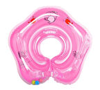 Pembe Zilli Bebek Yüzme Boyun Simidi Emniyet Kilitli Bebek Simiti Bebek Boyunluk Deniz Boyunluğu